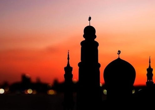 Silhouette of Mosque