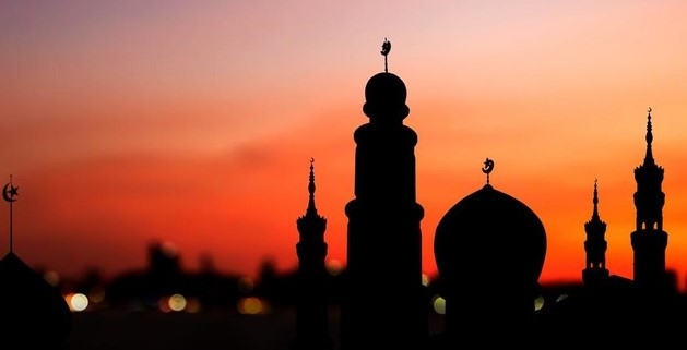 Silhouette of Mosque