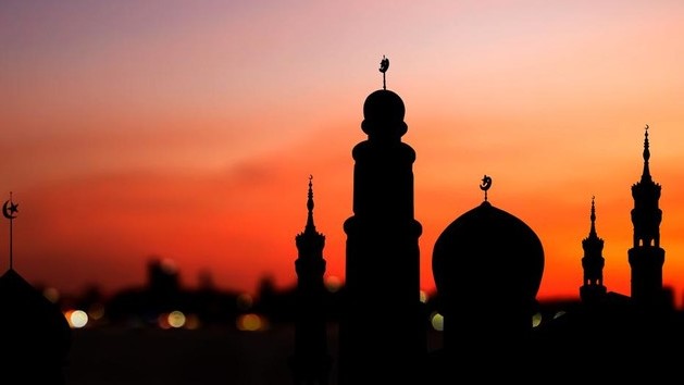 Silhouette of Mosque